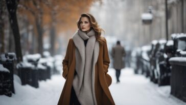 Kaschmir Damenmantel Eleganz